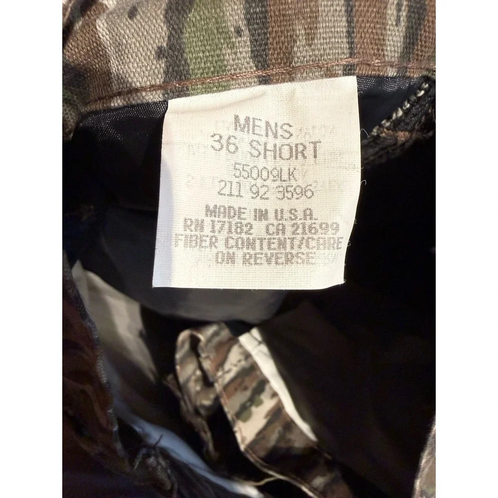 Walls Blizzard Pruf Realtree Trebark Camo Pants 36x30 USA Thinsulate Hunting